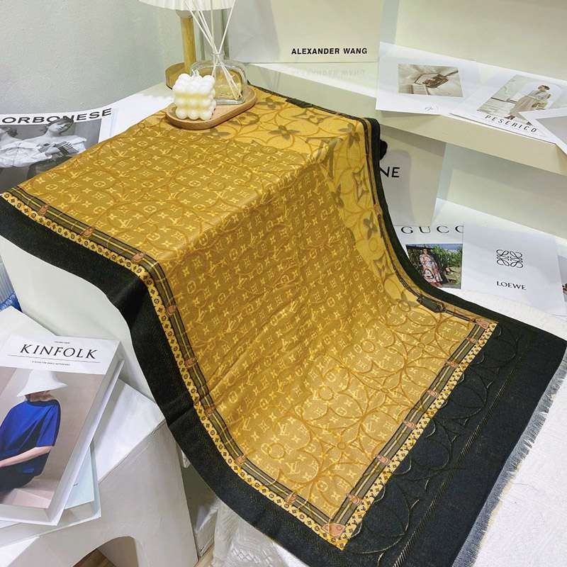 超希少！ギフトに最適♪ルイヴィトン カシミヤ タッセル マフラ vuz65350高い品質
