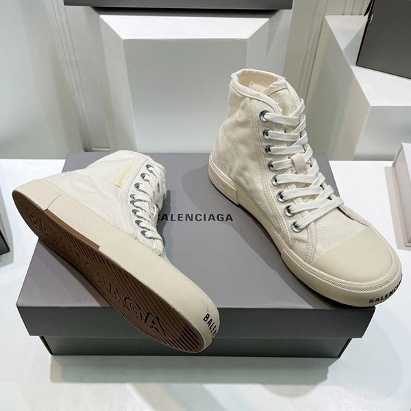 定番バレンシアガ コピー PARIS HIGH TOP スニーカー ホワイト bad29188代引きを販売
