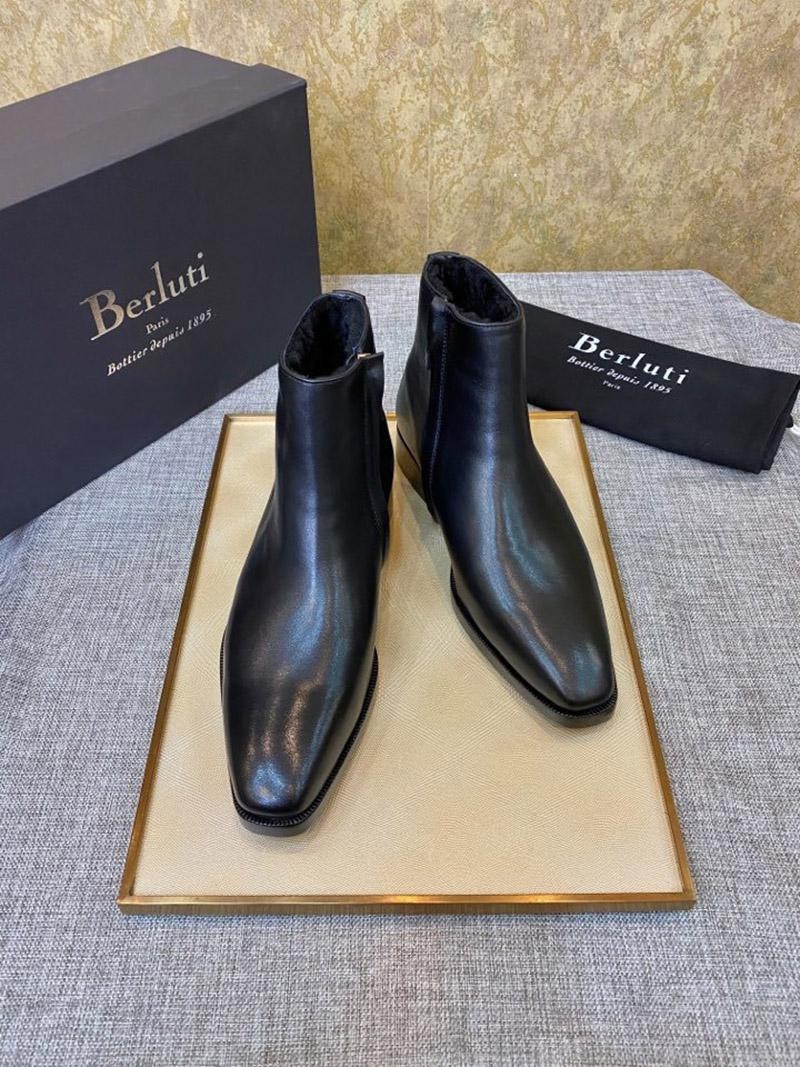 人気★ベルルッティ★ クラシック チェルシーブーツ レザースーパーコピー bea97184代引きを販売