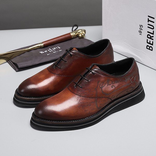 【22/23AW】ベルルッティ 偽物 メンズ ビジネスシューズ bee21808最高級