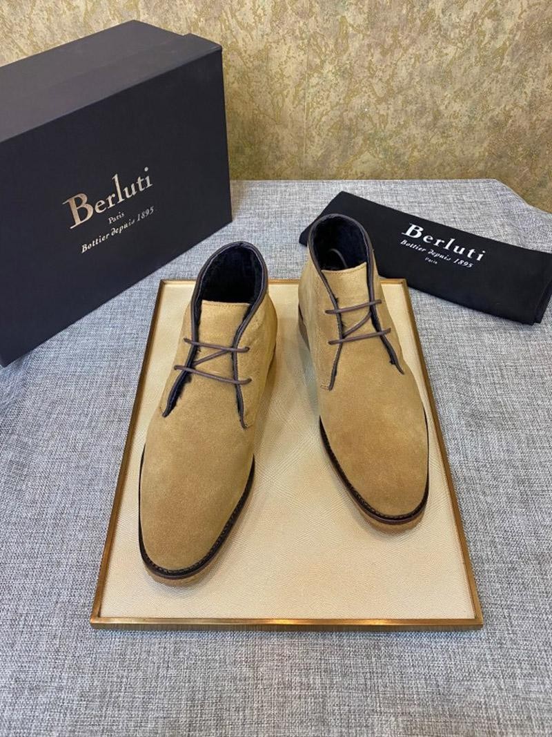 大人気!21AW★ベルルッティ★ クラシック チェルシーブーツ偽物 bej37672品質保証