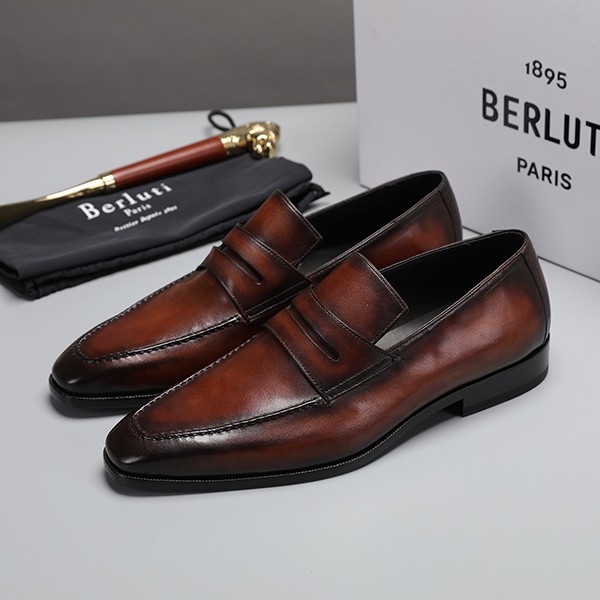 超限定♪【ベルルッティ コピー】レザー オックスフォード bel53786最高級