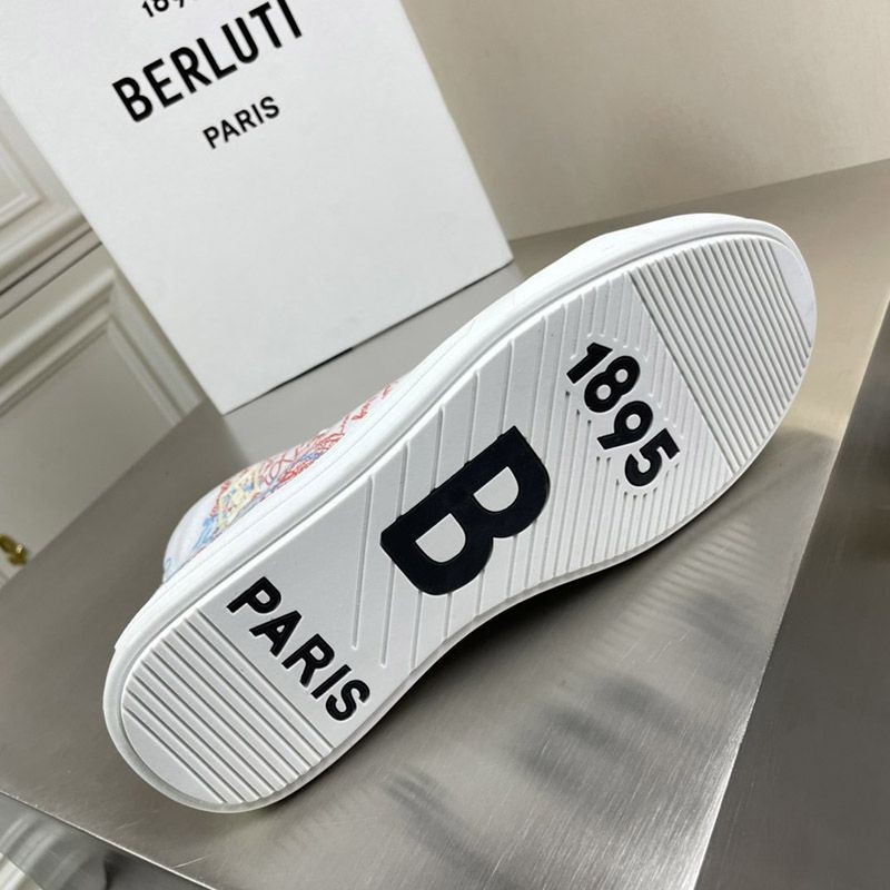 ベルルッティ スニーカー 偽物 超人気◆ベルルッティ◆ScrittoCanvas ハイカット ben57217品質保証