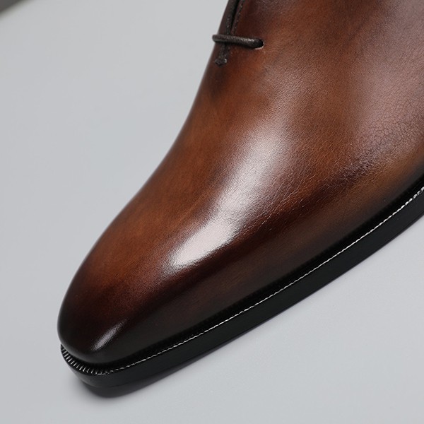 新色☆希少【ベルルッティ 偽物】レザー オックスフォード bey35922N級品