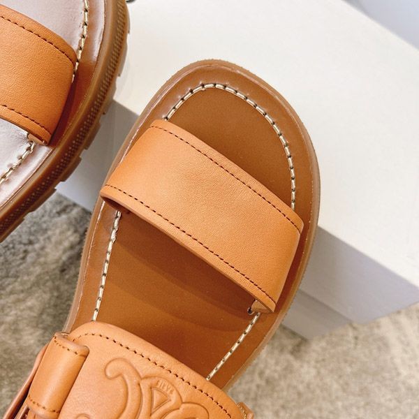 日本未入荷【セリーヌ 偽物】CLEA TRIOMPHE クレア トリオンフサンダル 345623023C04LUN級品