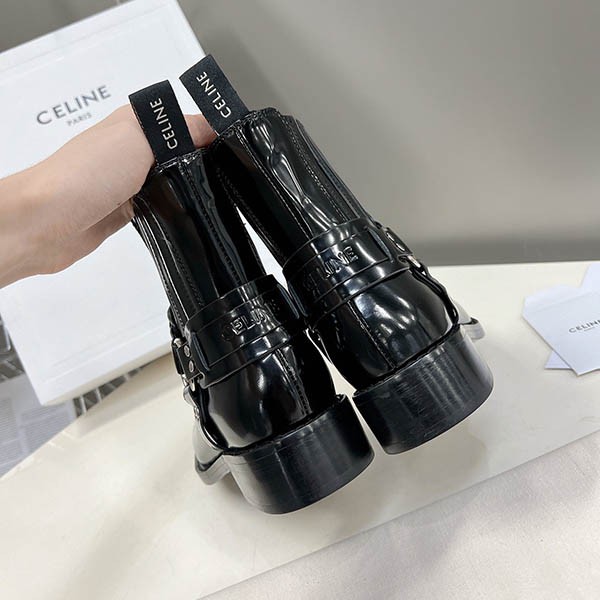 セリーヌ アイスカーフスキンのバイカーチェルシーブーツ コピー 345873622C38NON級品