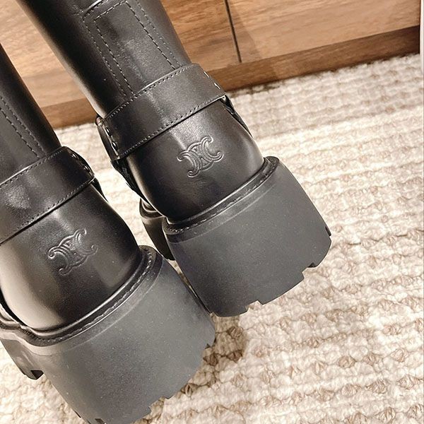 ☆超人気☆セリーヌ ベルヌーイ カーフスキン ハイブーツ 偽物 Cez69833代引きを販売