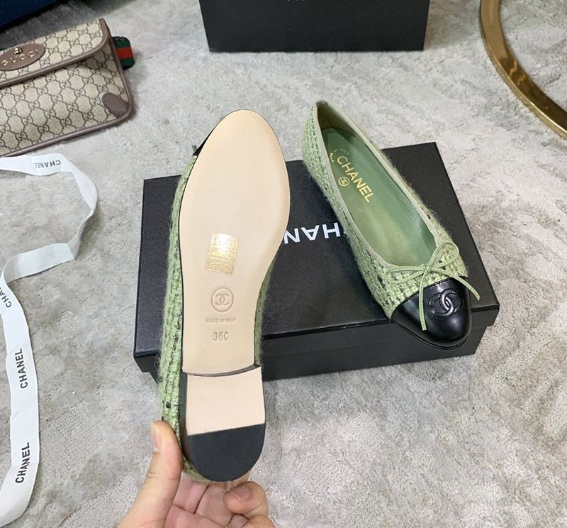 大人気♡♡足元上品に♪ (シャネル) バレリーナ バイカラー 偽物 shc20236N級品