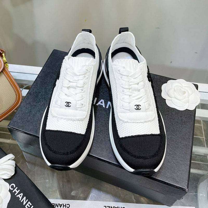 日本未入荷シャネル コピー CC ロゴ ニット スニーカー shc67497通販
