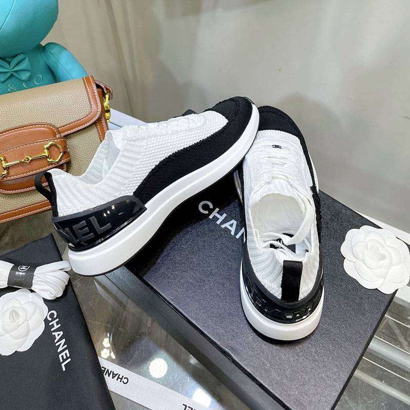 日本未入荷シャネル コピー CC ロゴ ニット スニーカー shc67497高い品質