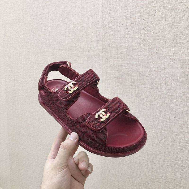 完売必至シャネル コピー ニット サンダル shg21180最高級