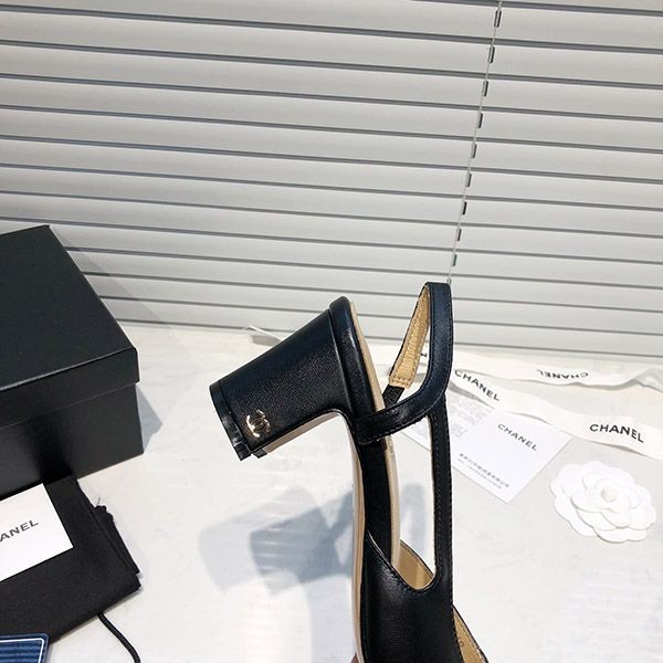 目を惹くカラー シャネル スリングバック シューズ 偽物 shi60350品質保証