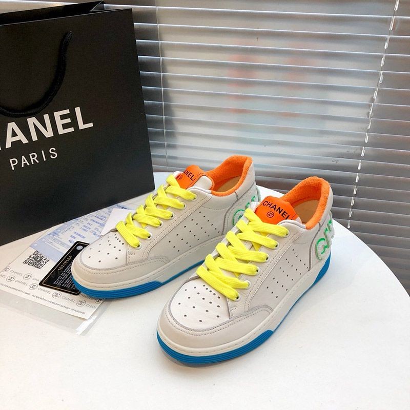 早い者勝ち♡シャネル マルチカラーレザースニーカー sz36 コピー shk59685高い品質