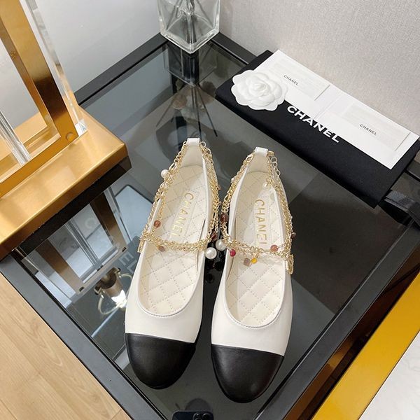 《大人気》シャネル 新作のクラシックレディースローヒールパンプス 偽物N級品 shl87536
