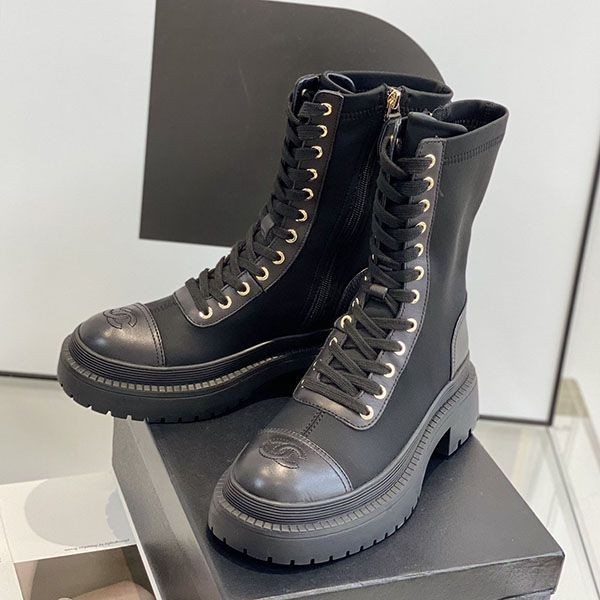 シャネル◆レースアップ シューズ レザー コピー sht19961通販
