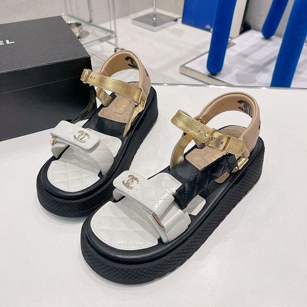 大人気！シャネル ラムスキン サンダル 偽物 shv79850高い品質