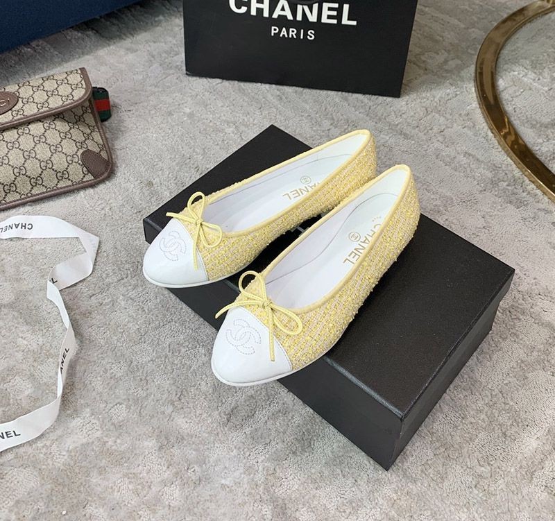 超希少！人気 シャネル♪上品バイカラーバレリーナ コピー shx06034通販