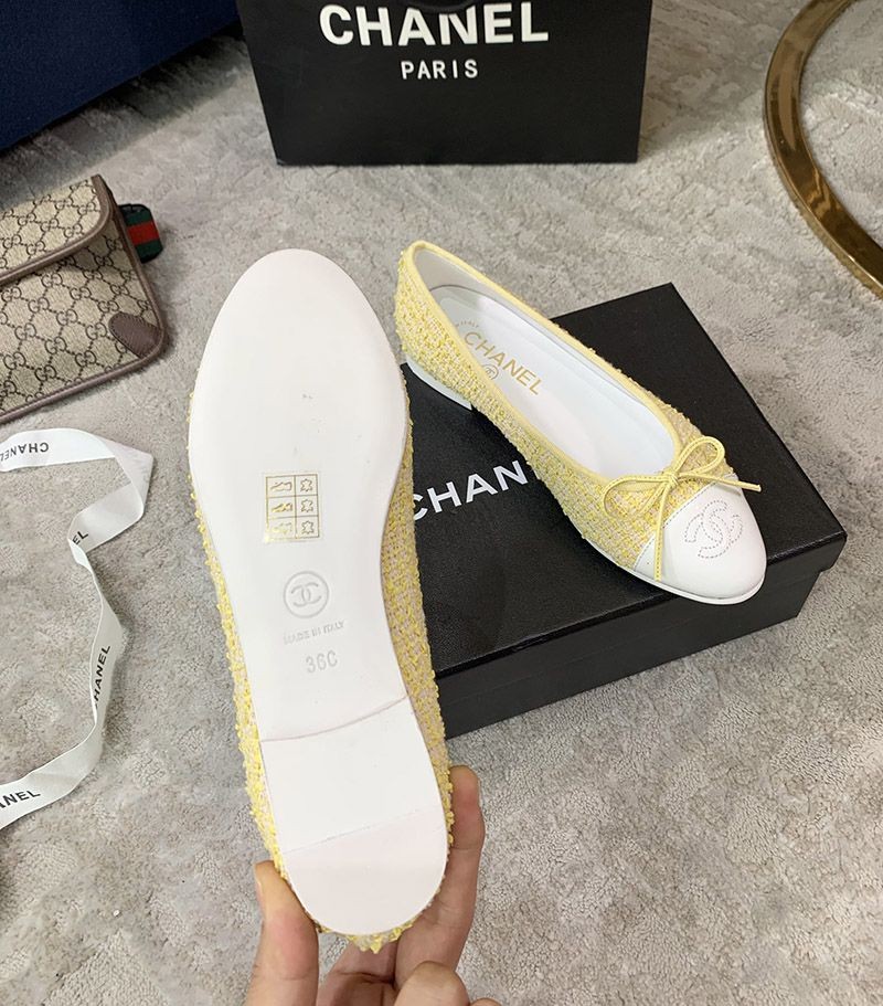 超希少！人気 シャネル♪上品バイカラーバレリーナ コピー shx06034N級品
