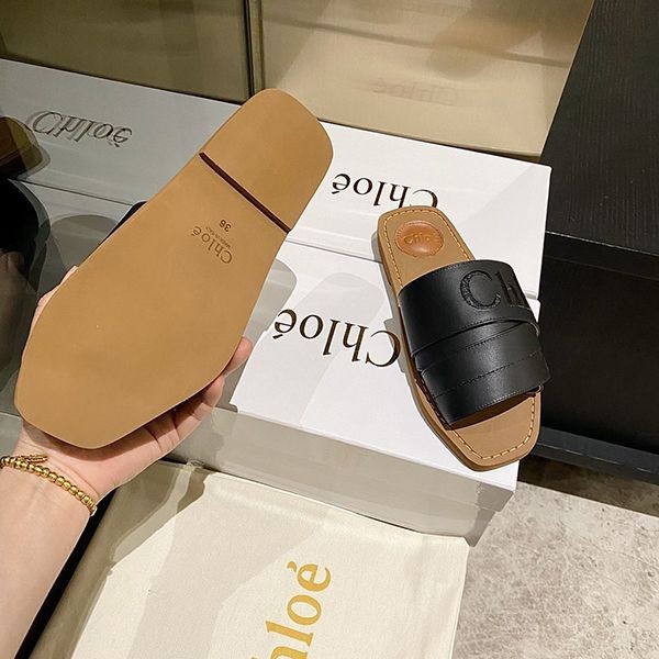 争奪戦♡クロエ ウッディ フラット ミュール サンダル 偽物 chh50566代引きを販売