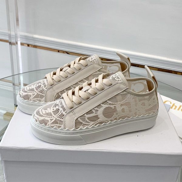 【人気商品】クロエ スニーカー コピー レース製「Lauren」スニーカー chm95369