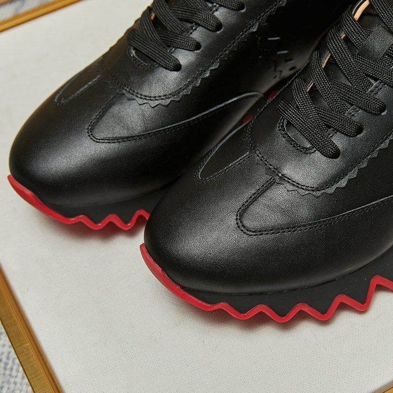 ★日本!!人気！ルブタン偽物 LOUBISHARK 爽やかブラック ★スニーカー Ruz04785N級品