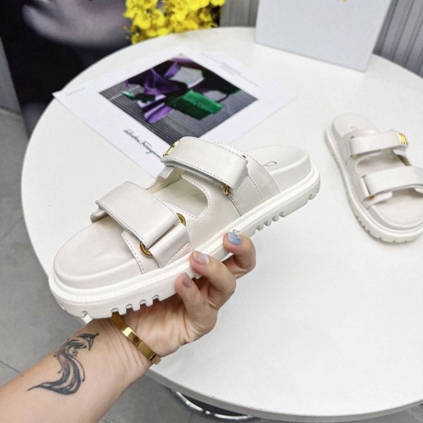 稀少ディオールアクト スライドサンダル コピー ラムスキン 6色 KCQ718LAB_S900