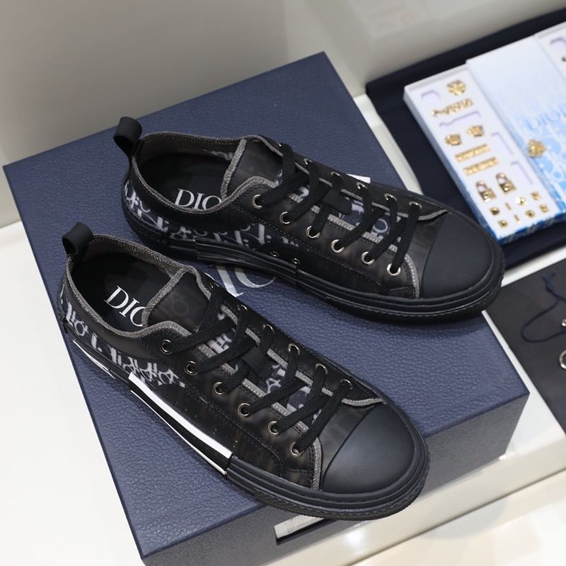 送料込ディオール スーパーコピー B23 ロートップスニーカー★オブリーク キャンバス del80539N級品