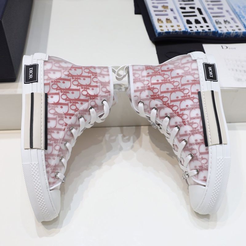 ★日本!!人気！ディオール B23 コピー ハイトップスニーカー★オブリーク キャンバス deq68315品質保証
