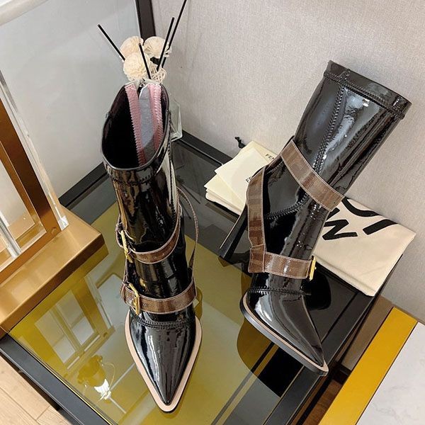 フェンディ ネオプレンFFストラップブーツ fej18532通販