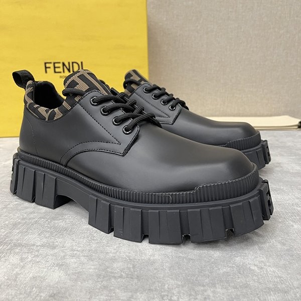 完売必至 フェンディ コピー レースアップレザーシューズ fej64302N級品