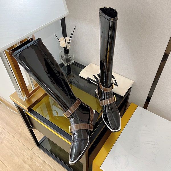 フェンディ ネオプレンFFストラップブーツ コピー fet88946人気