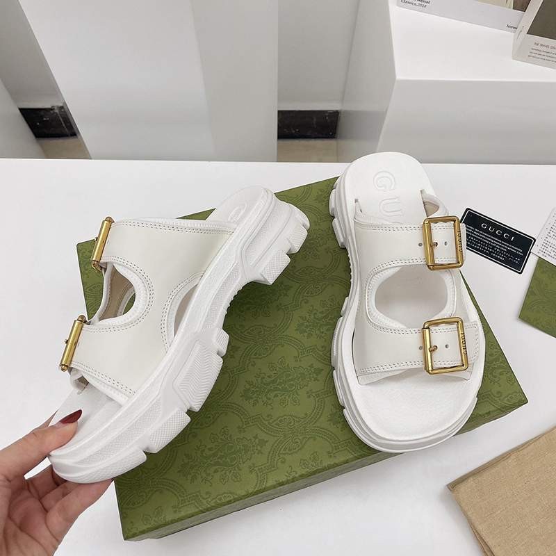 入手困難品！グッチ 厚底サンダル 偽物 日本未入荷 guc67228N級品