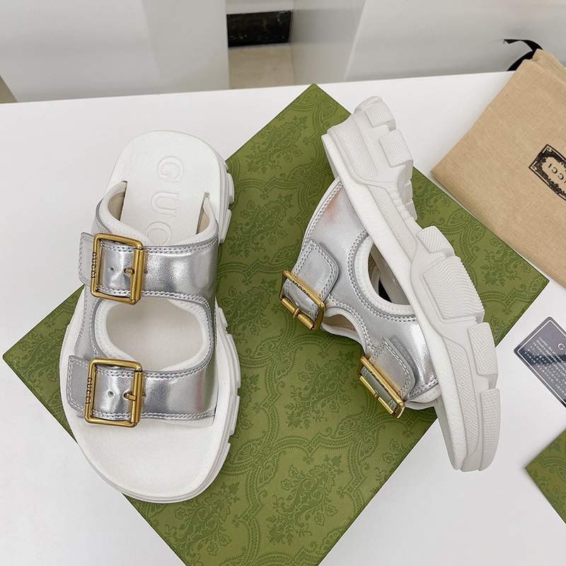 人気 お洒落に♪グッチ 厚底サンダル コピー gun74734最高級