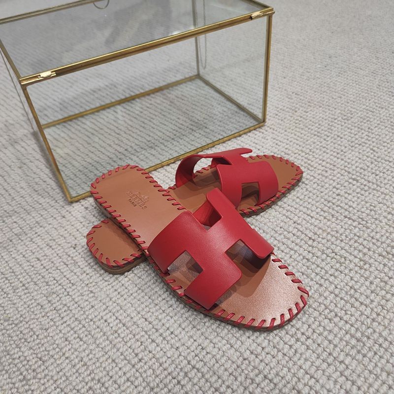 超話題!エルメス Oran sandal コピー オラン レザー＆キャンバス サンダル erc54412高い品質