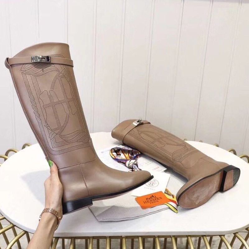 新作 エルメス ロングブーツ 偽物 ステッチ 馬具 シューズ ケリー ero16264人気