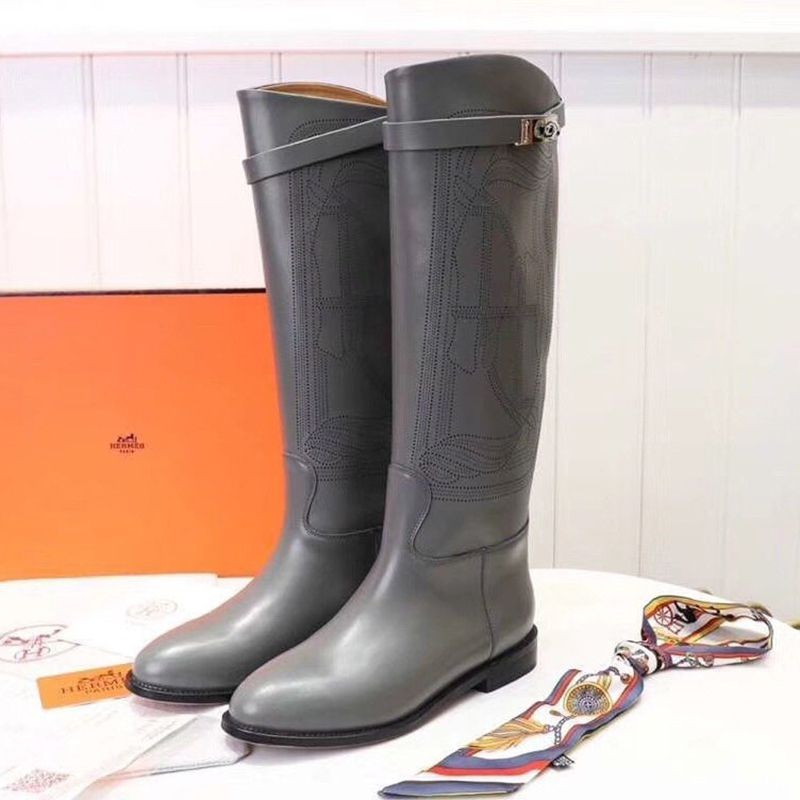 新作 エルメス ロングブーツ 偽物 ステッチ 馬具 シューズ ケリー erq22170