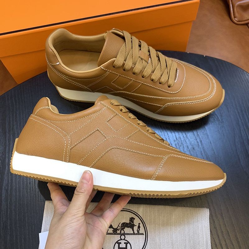 【日本未入荷】エルメス スニーカー 偽物 ブーメラン レザー エプソン eru86995人気