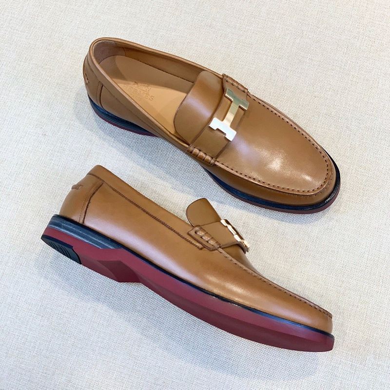 【人気】エルメス Paris パリ "H" ロゴ ローファー スーパーコピー ery72137通販