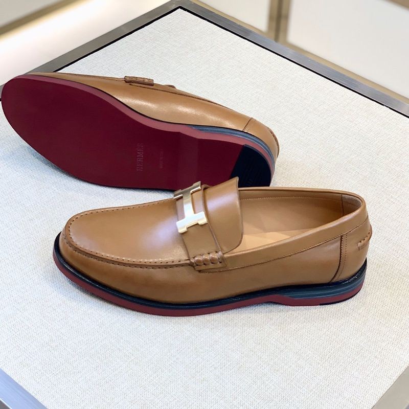 【人気】エルメス Paris パリ "H" ロゴ ローファー スーパーコピー ery72137激安送料無料