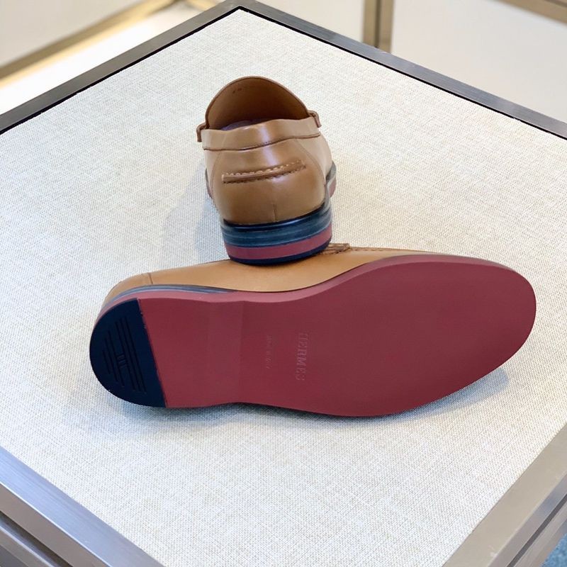 【人気】エルメス Paris パリ "H" ロゴ ローファー スーパーコピー ery72137高い品質