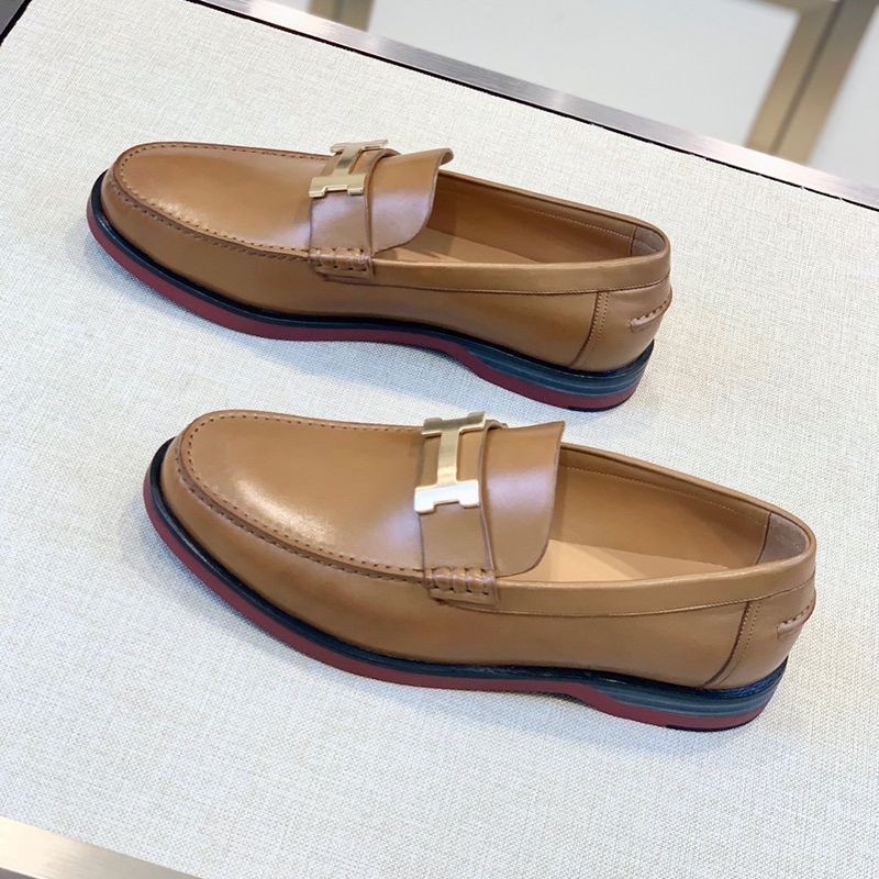 【人気】エルメス Paris パリ "H" ロゴ ローファー スーパーコピー ery72137人気