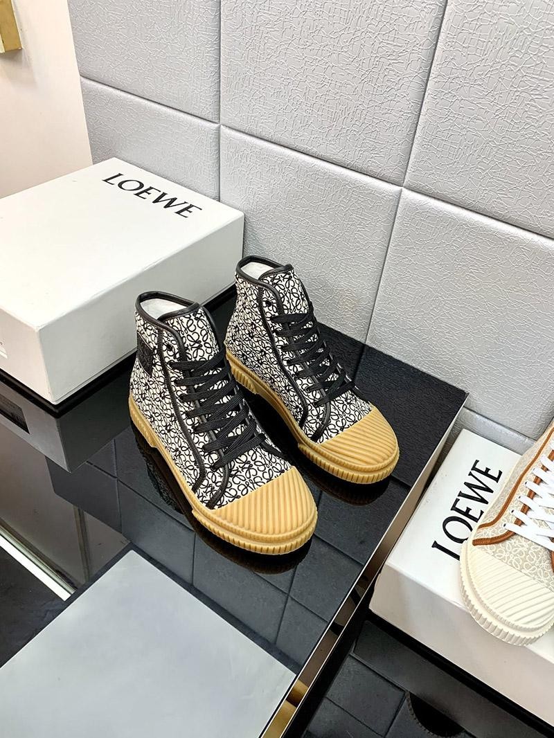 ★ロエベ コピー★アナグラム ハイトップスニーカー キャンバス loo16437通販