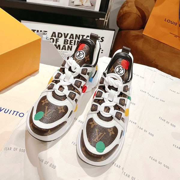 【ルイヴィトン×草間彌生 コピー】LV アークライト・ライン スニーカー 1AB9RC通販