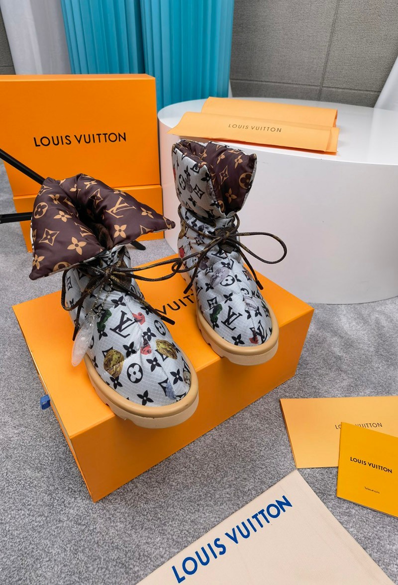世界中で大人気♪ルイヴィトン スノードロップ ライン コピー アンクルブーツ vui81910最高級