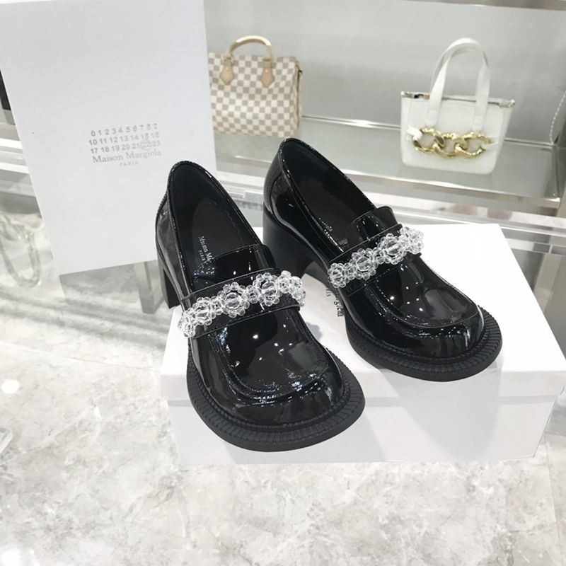★日本!!人気！メゾン マルジェラ メリージェーン パンプス コピー ポリッシュドレザー Mas55730N級品