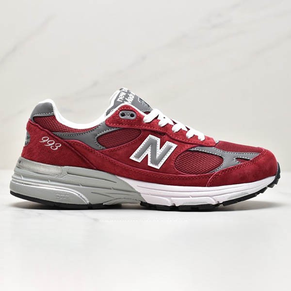 エメレオンドレ × ニューバランス 993 スニーカー 偽物"レッド" nyc41671通販