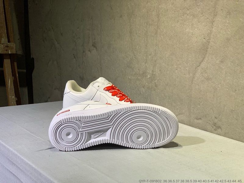 ★関税/送料込★ナイキ シュプリーム エアフォース1 コピーロー "ホワイト"CU9225-100高い品質