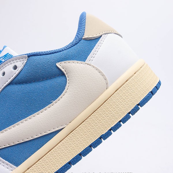 トラヴィススコット コピー × フラグメント × ナイキ エアジョーダン1 ロー OG "UNC" nag62552N級品