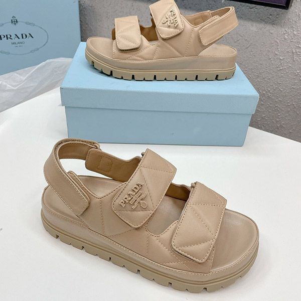 人気急上昇プラダ パデッドナッパレザー サンダル 偽物 1X721M_038_F0F24_F_020激安送料無料