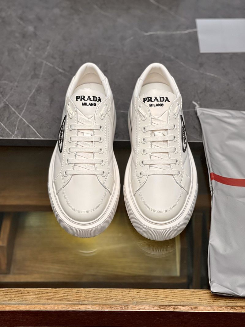 ★日本!!人気！プラダ レザー スニーカー コピー pux23495高い品質